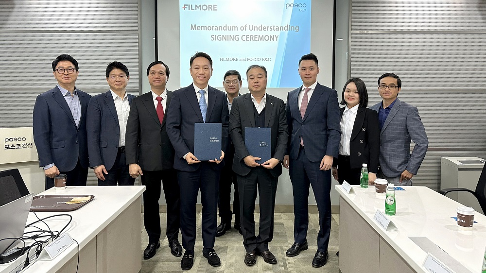 Filmore Development bắt tay với tập đoàn hàng đầu Hàn Quốc về bất động sản và xây dựng